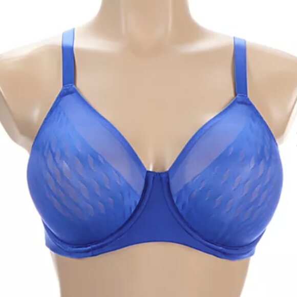 Wacoal Elevated Allure Underwire Bra 32DD Women Full Coverage Lift 855336 blue - Picture 1 of 8